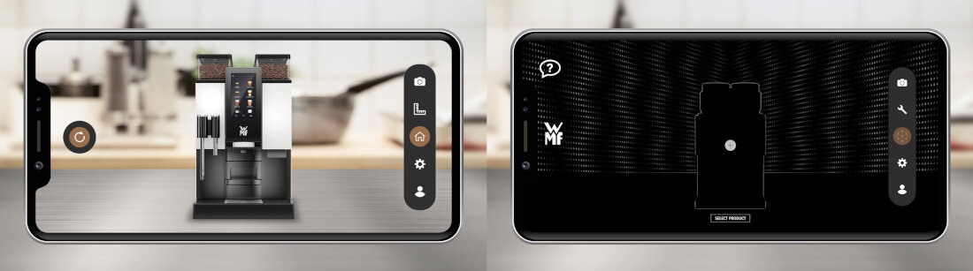 Ekspres WMF 1300S 03.1350.0070 WMF PhotoSimu aplikacja