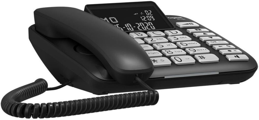 Telefon GIGASET DL780 Plus bateria zasilanie łączność ładowanie baza wyświetlacz klawiatura czuwanie dzwonienie dzwonki przewód słuchawka numery funkcje opis cechy