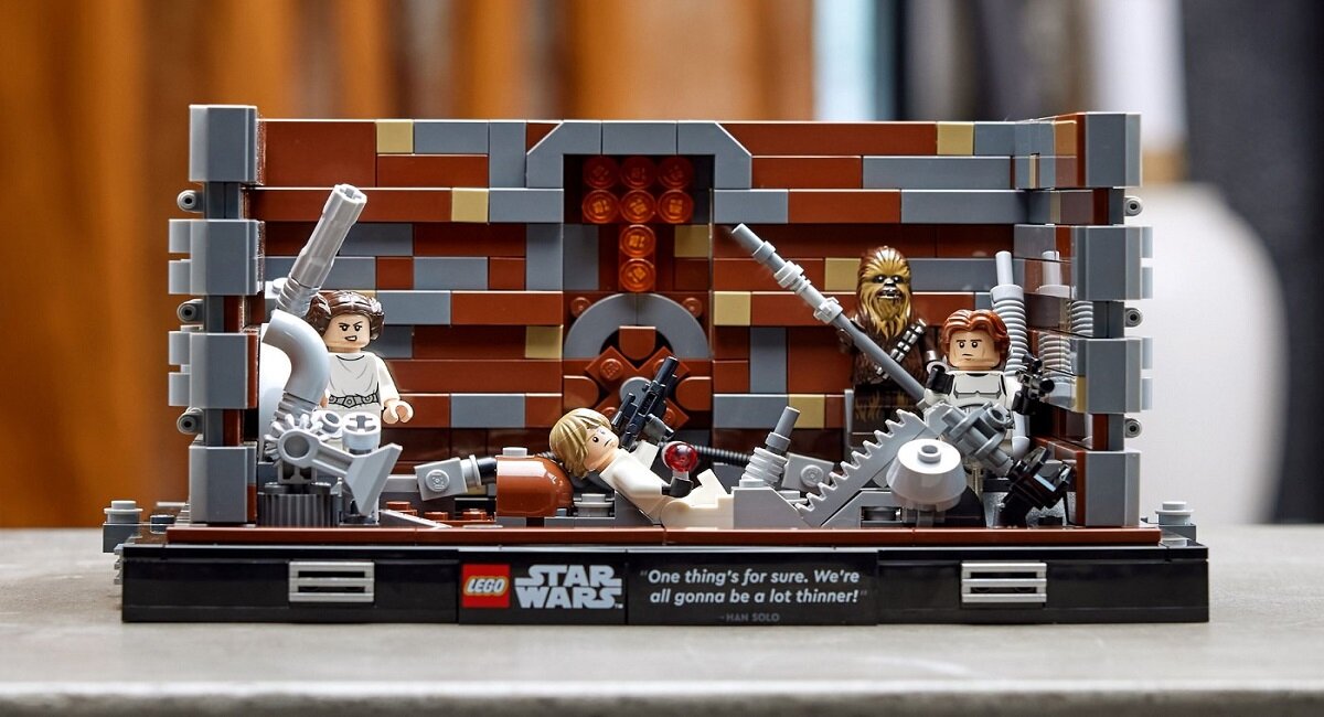 LEGO Star Wars Diorama: Zgniatarka odpadów na Gwieździe Śmierci 75339 Wysoka jakość i bezpieczeństwo