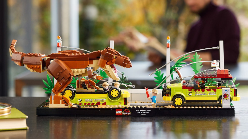 LEGO Ninjago Jurassic World Tyranozaur na wolności - ozdoba