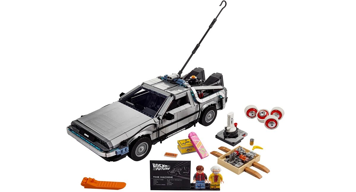 LEGO Creator Back to the Future Time Machine 10300 Високоякісні моделі конструкторів LEGO для дорослих