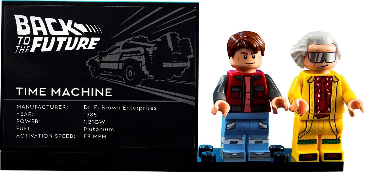 LEGO Creator Back to the Future Time Machine 10300 Роками цеглинки LEGO ідеально підбиралися одна до одної
