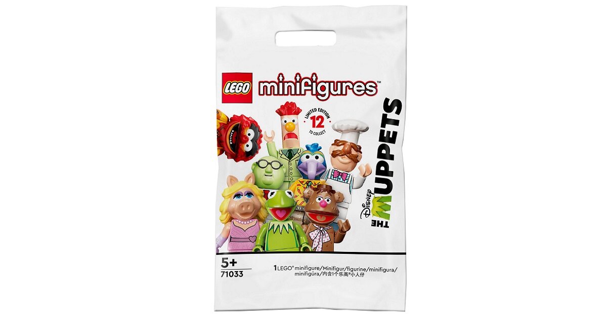 LEGO Minifigures Sześciopak Muppetów 71035 
Kolekcjonerskie zabawki w pakiecie
