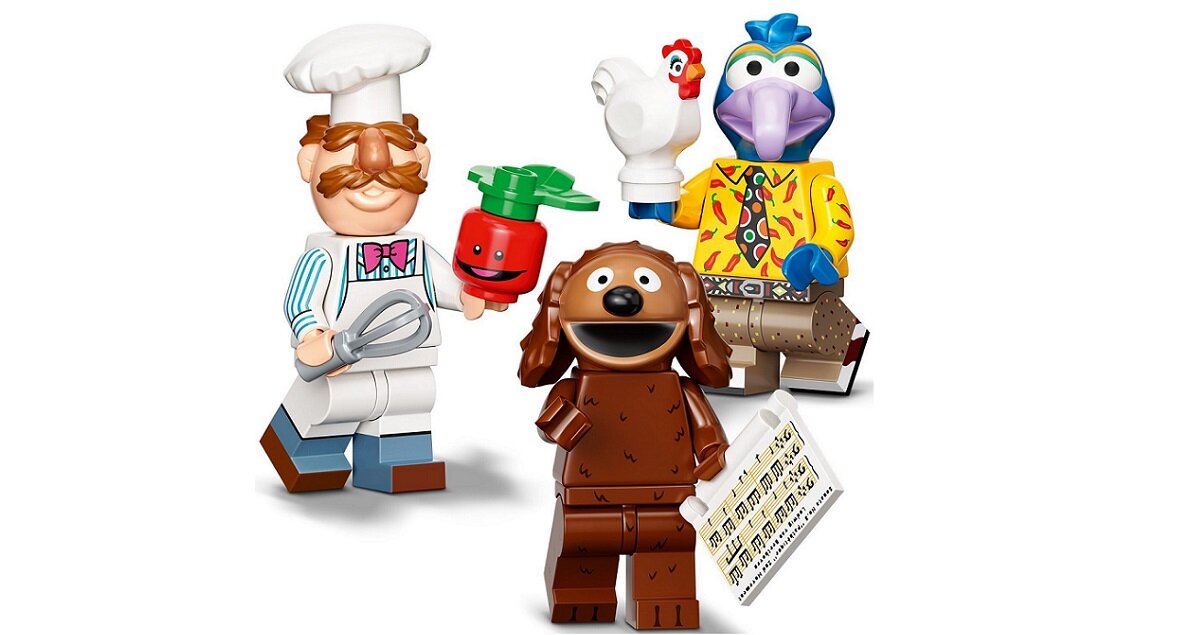 LEGO Minifigures Sześciopak Muppetów 71035 Historia, gotowanie i kurczak
