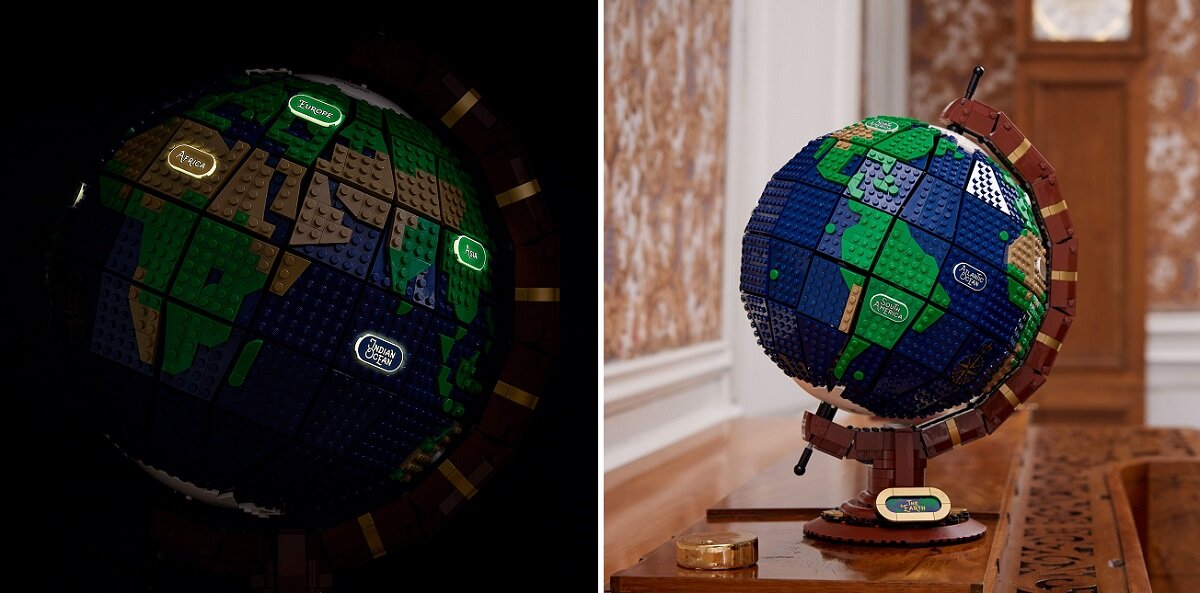 LEGO Ideas Globus 21332 Rozświetli Twoje pomieszczenie