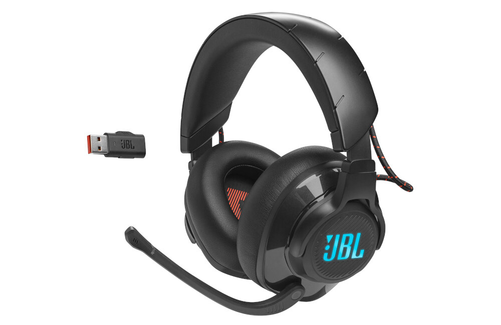 JBL Quantum 810 навушники звук живлення підключення шум шумозаглушення діапазон гучності частота вага живлення роз'єм для зарядки порт штекер робота чохол управління смартфон комфорт музика