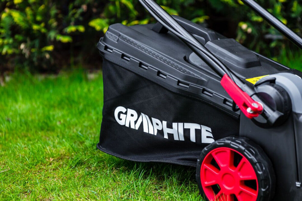 Kosiarka elektryczna GRAPHITE 59G475 2000W kosz siatkowy pojemnosc 45 l