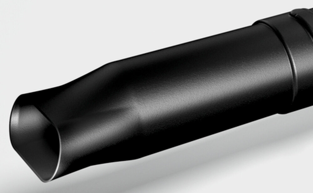 Dmuchawa do liści akumulatorowa KARCHER LB 930-36 Bp 1.042-507.0 zbliżenie na dychę pracuje nawet o 50% ciszej niż typowe modele spalinowe cicha praca (96 dB) komfort użytkowania ogranicza uciążliwość dla otoczenia dysza o dużej prędkości koncentruje podmuch na niewielkim obszarze