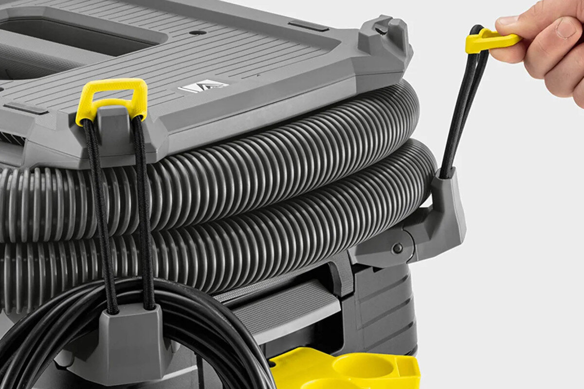 Odkurzacz przemysłowy KARCHER NT 30 1 AP 1.148-221.0 półautomatyczna filtracja przycisk system ap