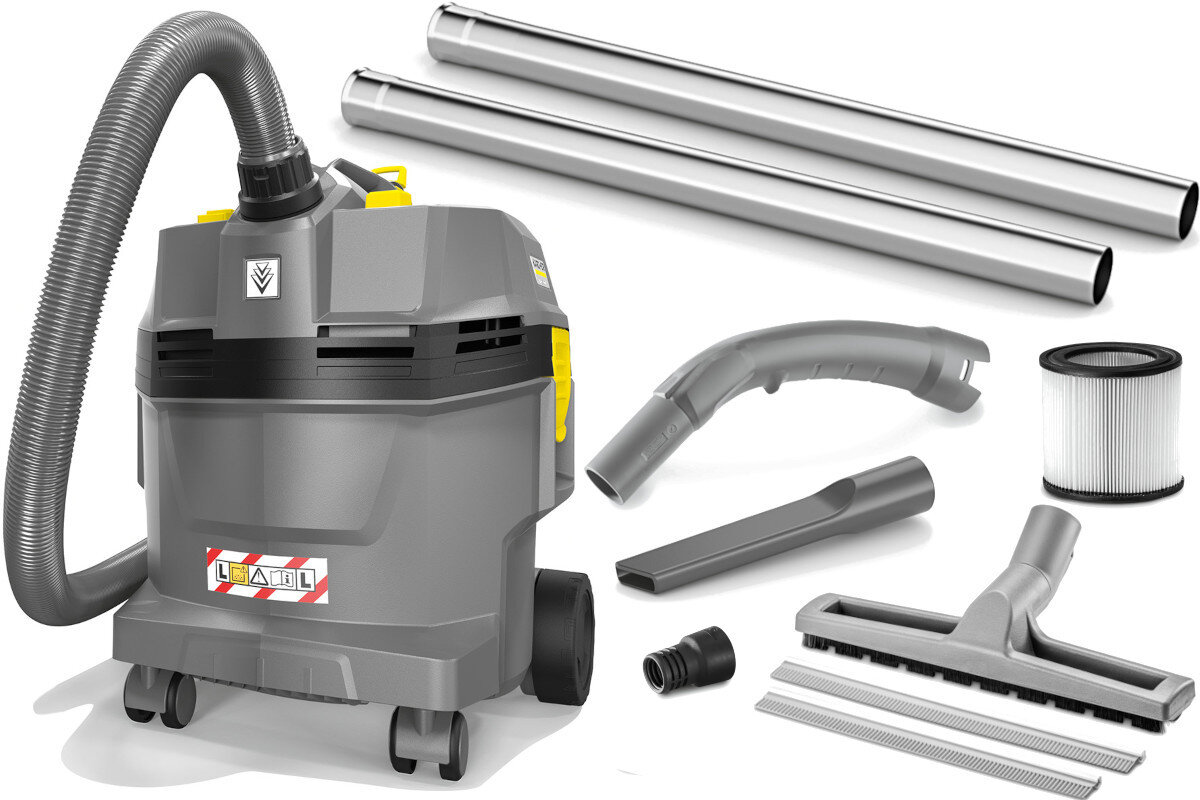 Пылесос KARCHER NT 22/1 Ap Te 1.378-610.0 комплектация аксессуары