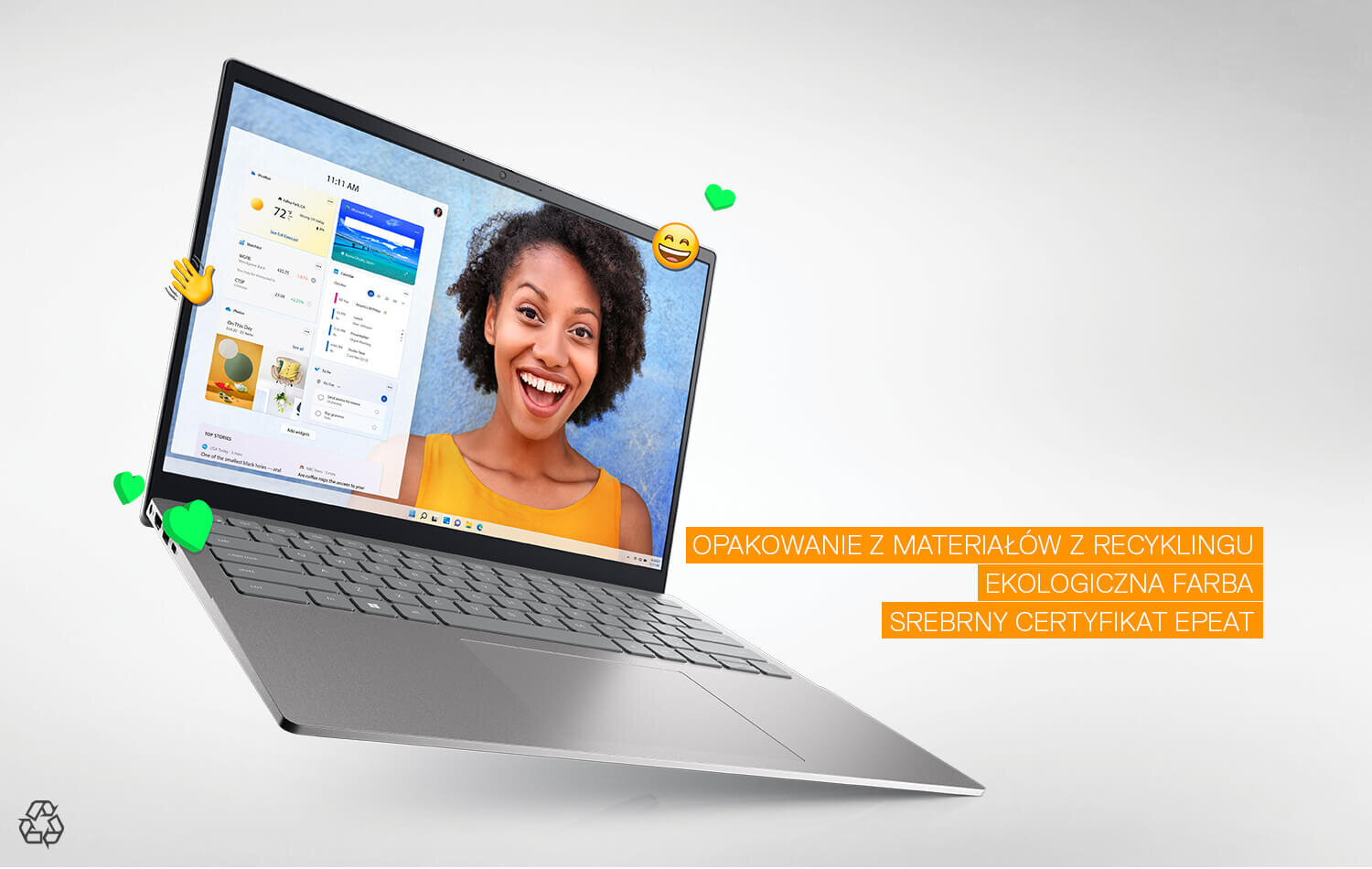 Laptop DELL Inspiron 5425 - SREBRNY CERTYFIKAT EPEAT 