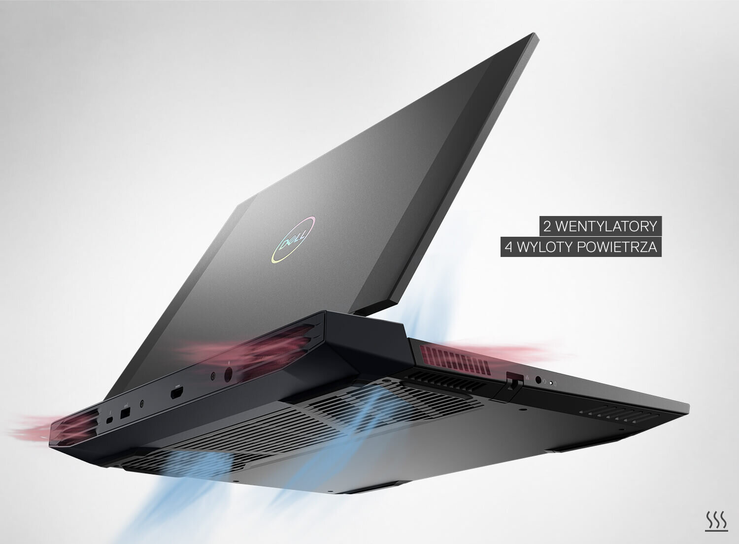 Laptop DELL G15 SE 5521 - System chłodzenia