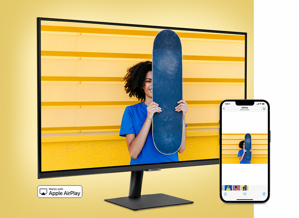 Monitor działa z urządzeniami Apple Monitor działa z urządzeniami Apple