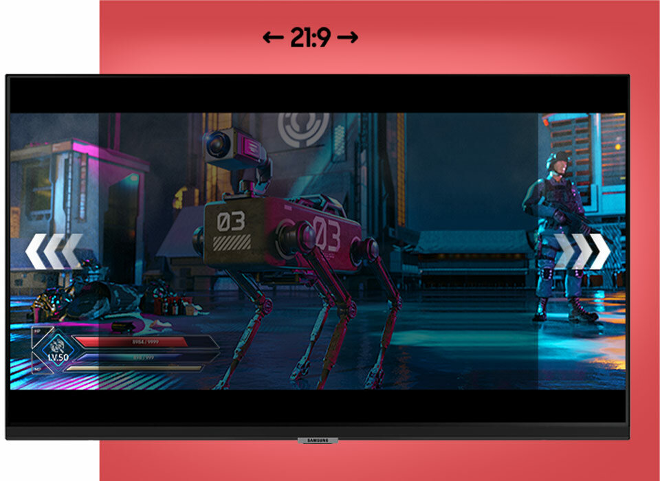 Korzystaj z trybu ultrawide game view Korzystaj z trybu ultrawide game view