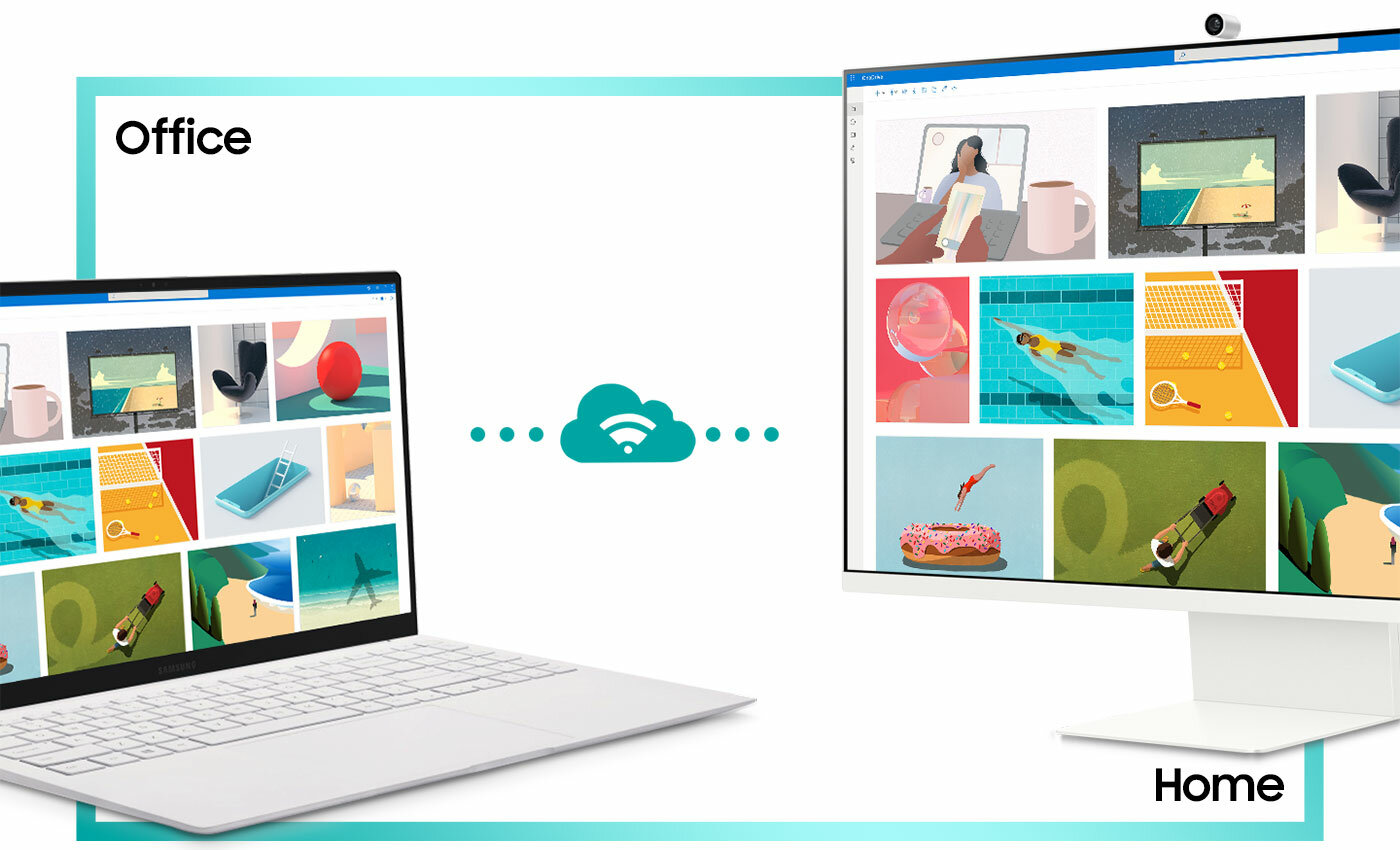 Samsung Smart Monitor M8 Home Office Samsung DeX