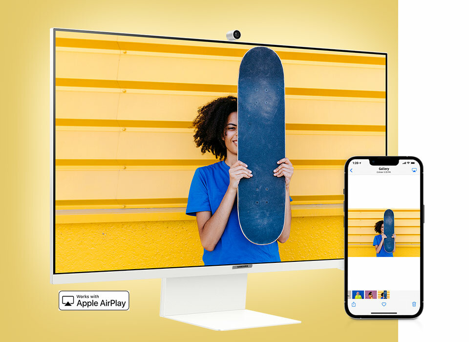Samsung Smart Monitor M8 Apple AirPlay