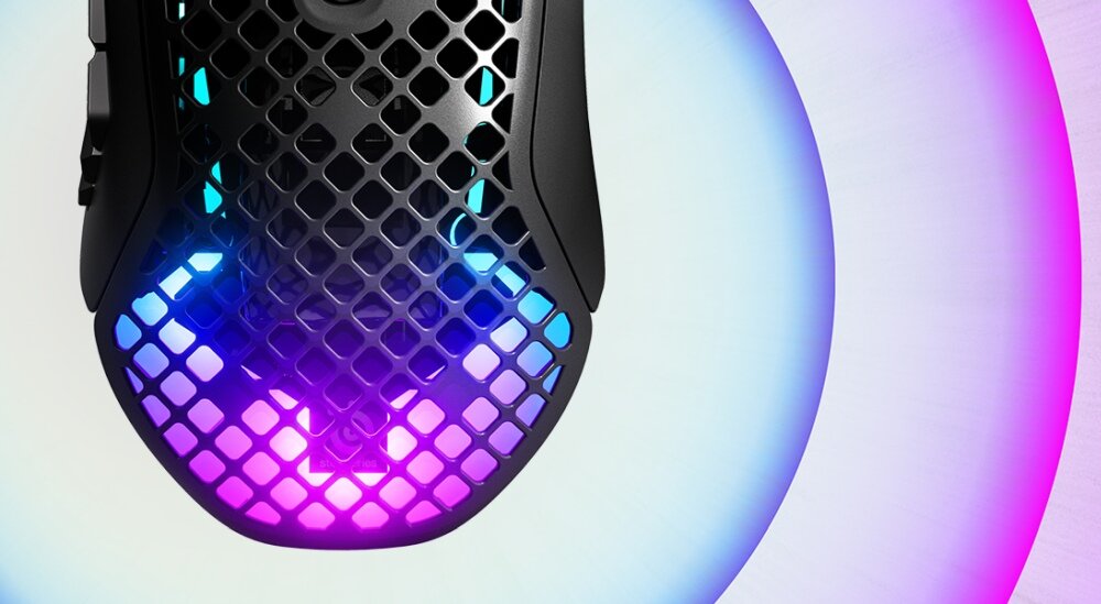 Mysz STEELSERIES Aerox 9 prędkość światła lekka mysz programowalne przyciski ochrona aqua rewolucja kontrola PTFE RGB kabel chwyt komfort bluetooth