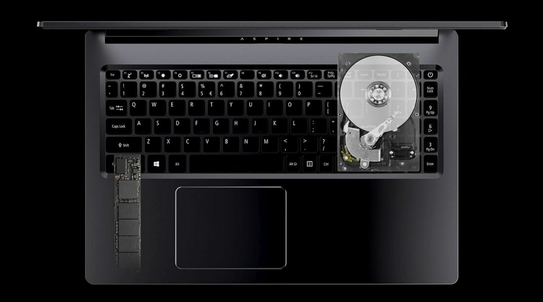 Laptop ACER Aspire 3 A315-34 - dyski SSD