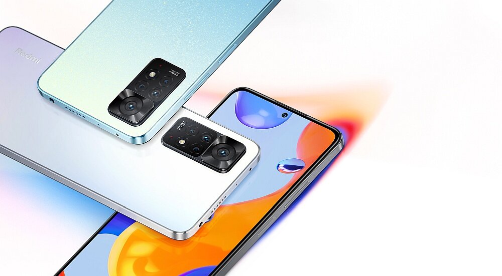 SMARTFON XIAOMI REDMI NOTE 11 PRO  ekran bateria aparat procesor ram pamięć pojemność rozdzielczość zdjęcia filmy opis dane cechy blokady system łączność wifi bluetooth obudowa szkło odporność porty muzyka transfer sieć przekątna matryca waga czujniki