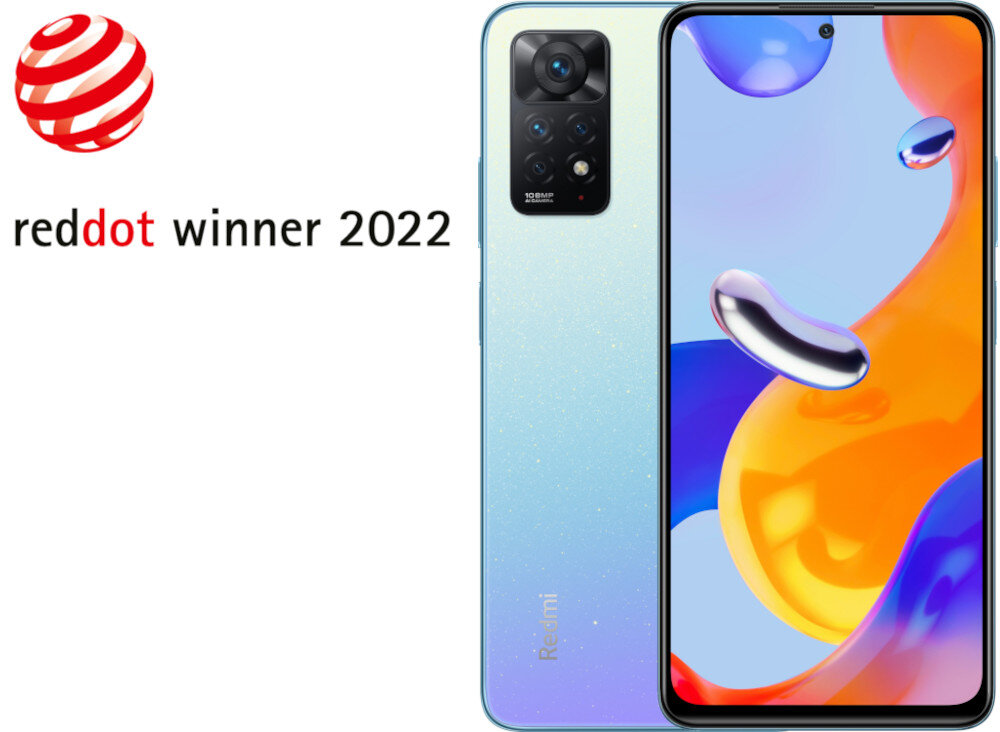 Smartfon XIAOMI Redmi Note 11 Pro nagroda reddot