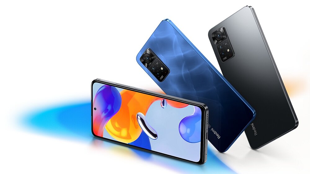 SMARTFON XIAOMI REDMI NOTE 11 PRO 5G ekran bateria aparat procesor ram pamięć pojemność rozdzielczość zdjęcia filmy opis dane cechy blokady system łączność wifi bluetooth obudowa szkło odporność porty muzyka transfer sieć przekątna matryca waga czujniki