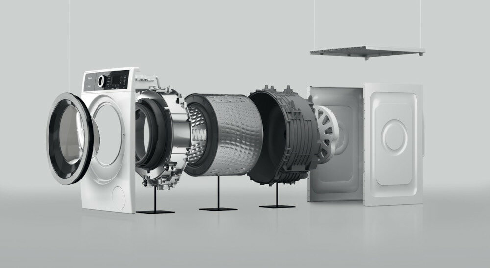 PRALKA HOTPOINT H8 W946WB EU cicha praca redukcja drgań redukcja wibracji