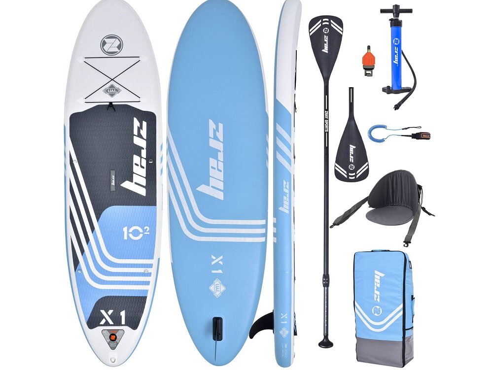 Deska SUP ZRAY X-Rider - zestaw akcesoriow 