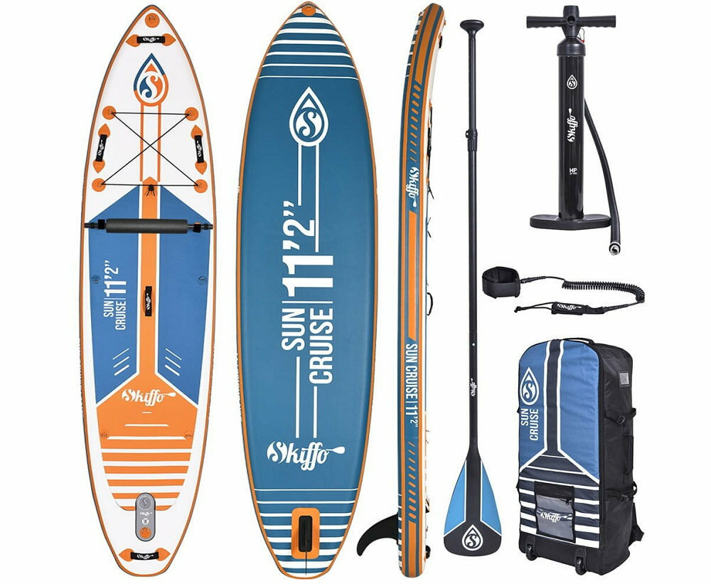 Deska SUP SKIFFO Sun Cruise  - zestaw akcesoriow 