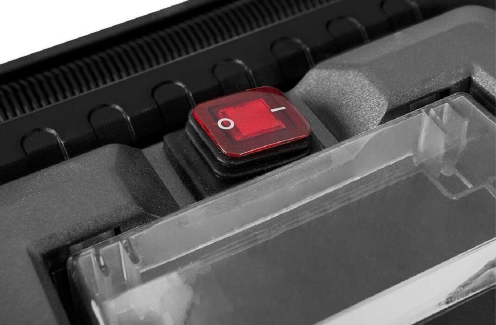 GRAPHITE odkurzacz uruchamianie przycisk kolor czerwony
