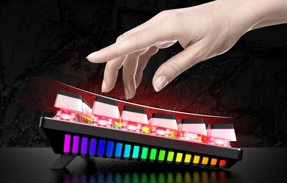 Klawiatura gamingowa Havit KB851L RGB komfort uzytkowania