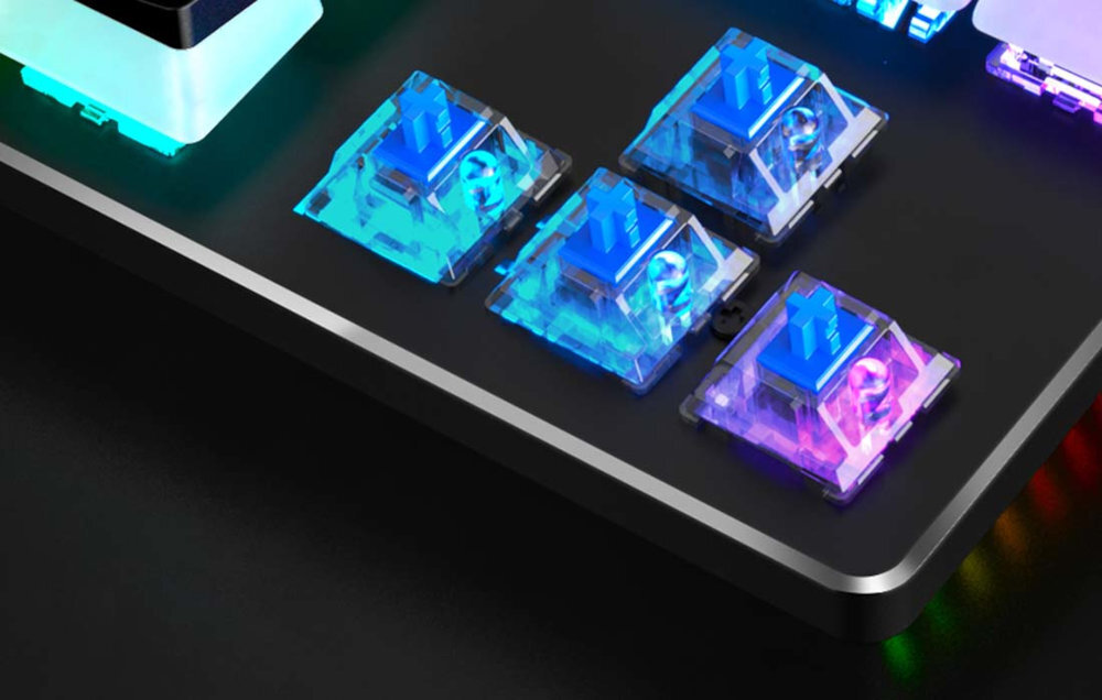 Klawiatura gamingowa Havit KB851L RGB kolorowe podswietlenie