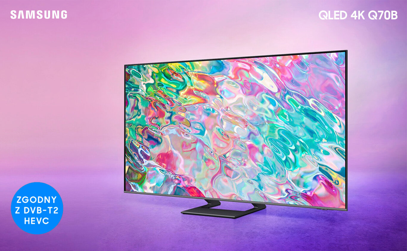 phpmipobt pl-feature-boost-up-your-gaming-531142047 Ekran Q70B wyświetla szczegółową, rozblendowaną grafikę, która prezentuje trwałość kolorów w technologii Quantum Dot. Q70BATXXH