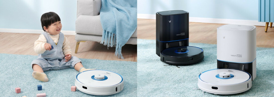 Robot sprzątający VIOMI Alpha UV S9 Bialy Pojemna bateria 5200 mAh