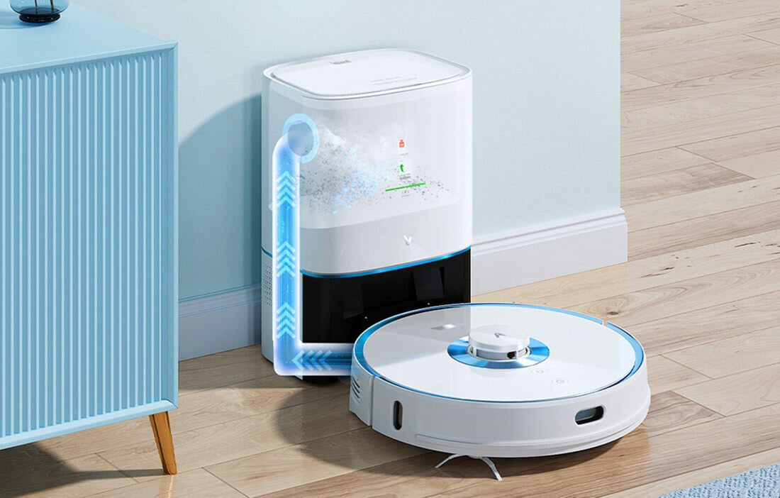 Robot sprzątający VIOMI Alpha UV S9 Bialy Automatyczne oproznianie pojemnika