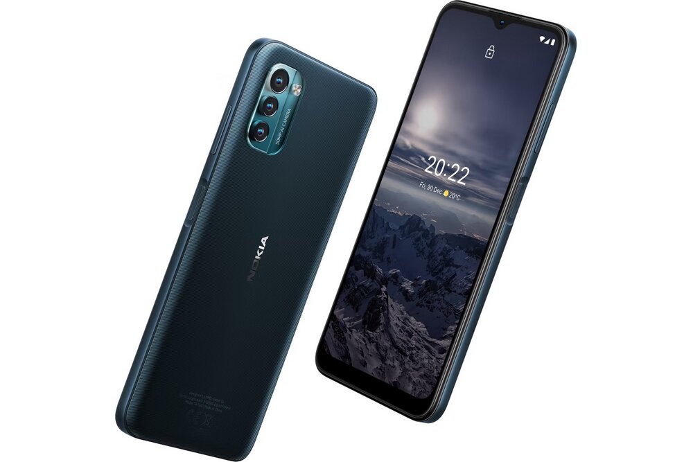 Smartfon NOKIA G21 ekran bateria aparat procesor ram pamięć pojemność rozdzielczość zdjęcia filmy opis dane cechy blokady system łączność wifi bluetooth obudowa szkło odporność porty muzyka transfer sieć przekątna matryca waga czujniki