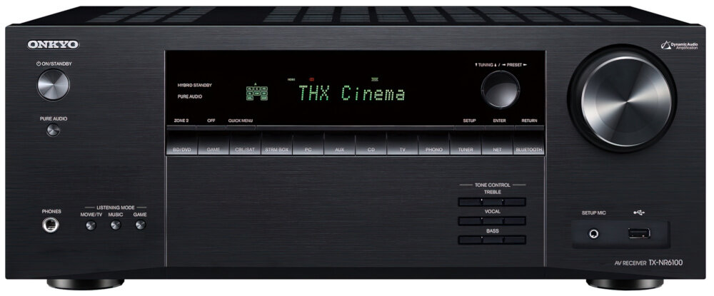 Kino domowe ONKYO TX-RN6100B + KLIPSCH R-820F R-34C R-51M - funkcje