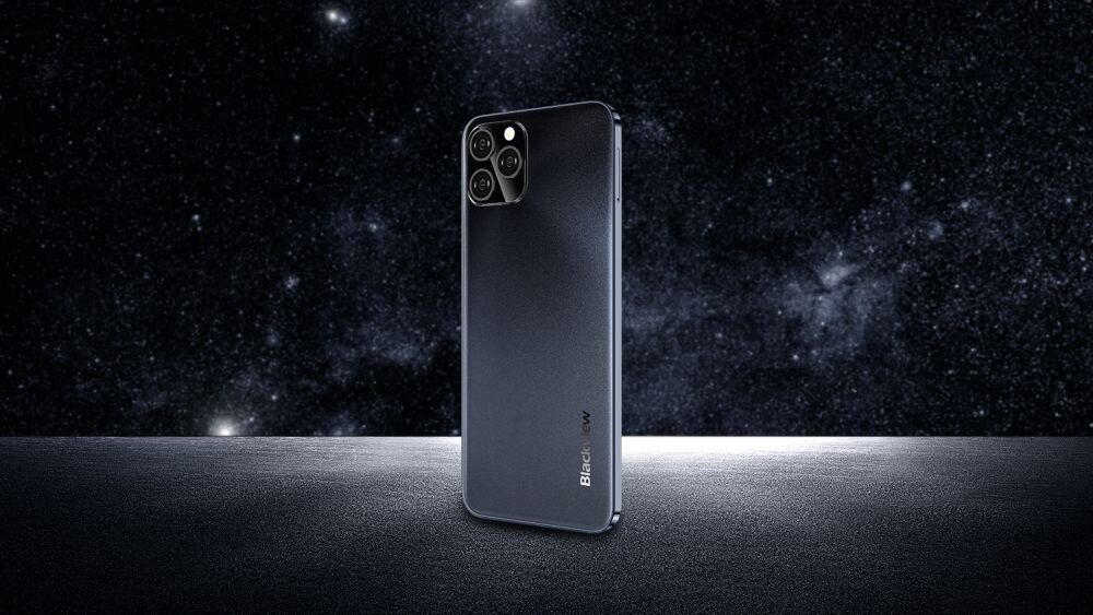 Smartfon BLACKVIEW A95   ekran bateria aparat procesor ram pamięć pojemność rozdzielczość zdjęcia filmy opis dane cechy blokady system łączność wifi bluetooth obudowa szkło odporność porty muzyka transfer sieć przekątna matryca waga czujniki