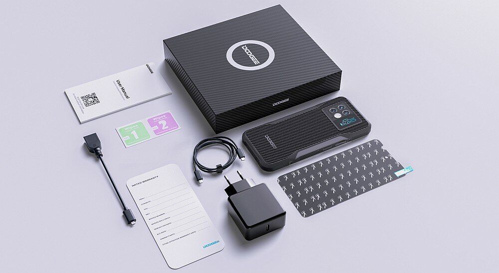 Smartfon DOOGEE V20 ekran bateria aparat procesor ram pamięć pojemność rozdzielczość zdjęcia filmy opis dane cechy blokady system łączność wifi bluetooth obudowa szkło odporność porty muzyka transfer sieć przekątna matryca waga czujniki