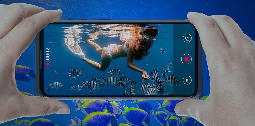 Smartfon DOOGEE V10 ekran bateria aparat procesor ram pamięć pojemność rozdzielczość zdjęcia filmy opis dane cechy blokady system łączność wifi bluetooth obudowa szkło odporność porty muzyka transfer sieć przekątna matryca waga czujniki