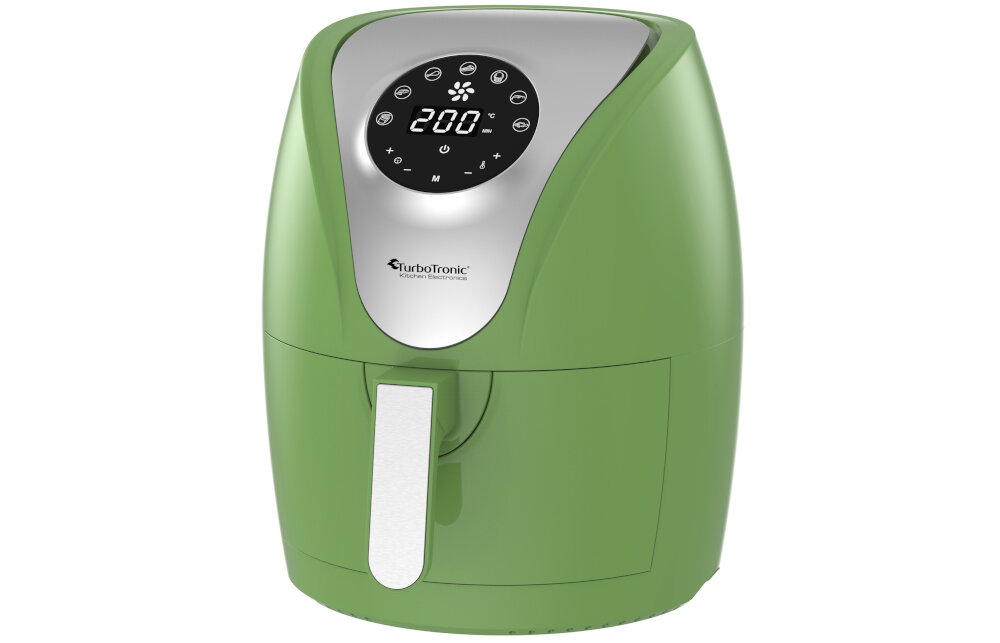 Frytkownica beztłuszczowa TURBOTRONIC TT-AF9D Zielony Air Fryer funkcje mozliwosci 7 trybow pracy