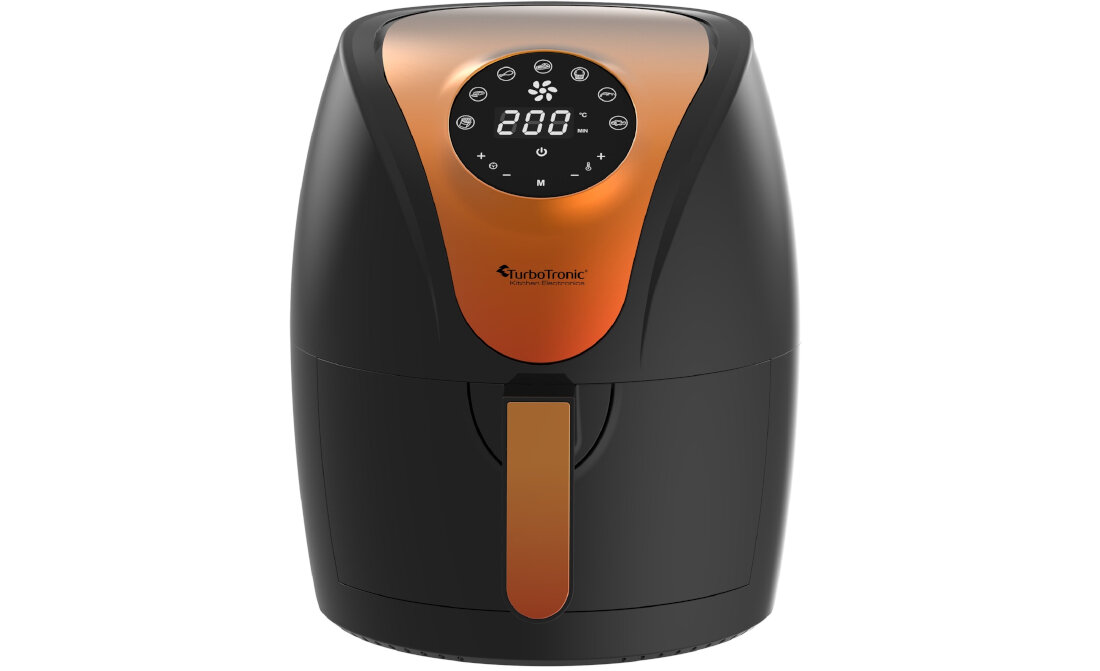 Frytkownica beztłuszczowa TURBOTRONIC TT-AF9D Czarny Air Fryer wygodny system sterowania pojemnosc latwe czyszczenie