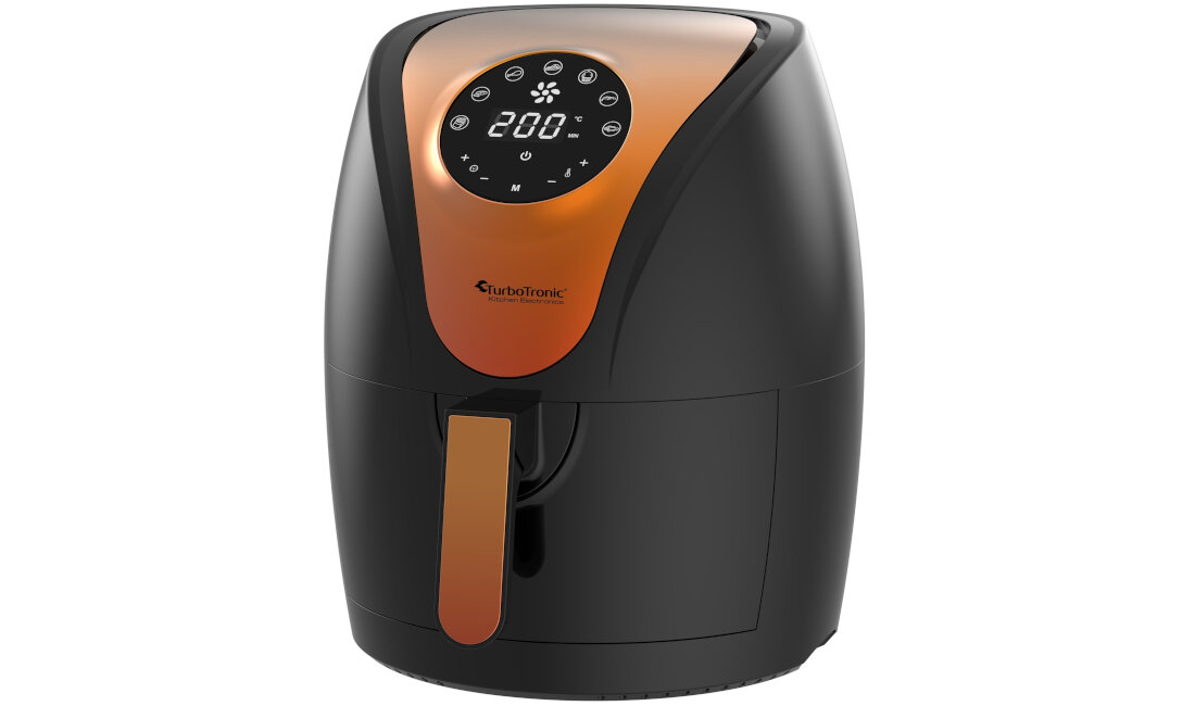 Frytkownica beztłuszczowa TURBOTRONIC TT-AF9D Czarny Air Fryer funkcje mozliwosci 7 trybow pracy