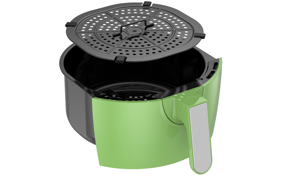 Frytkownica beztłuszczowa TURBOTRONIC TT-AF9M Zielony Air Fryer Zdrowo i dietetycznie temperatura