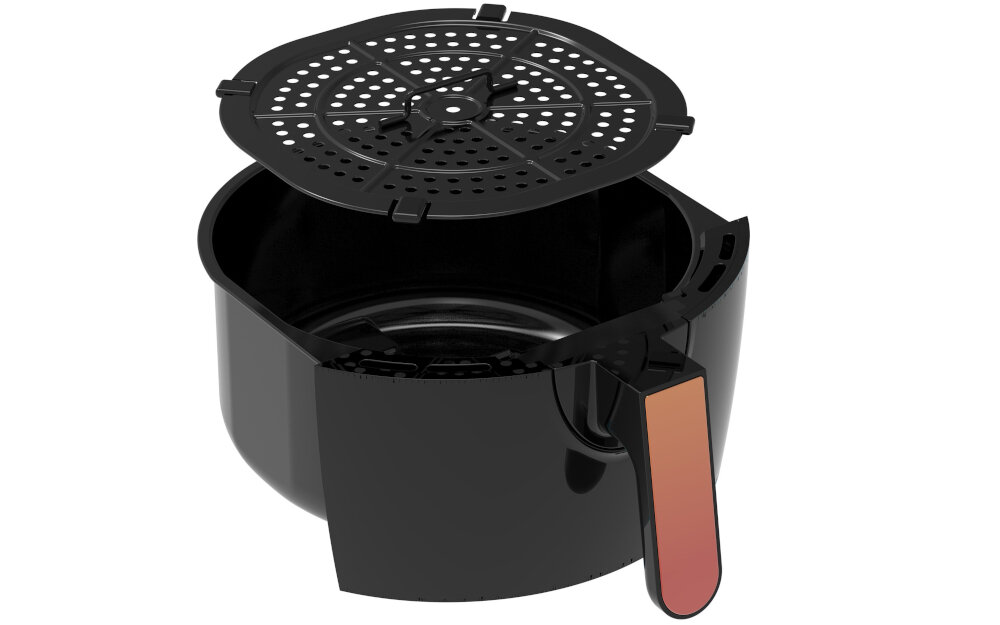 Frytkownica beztłuszczowa TURBOTRONIC TT-AF9M Czarny Air Fryer Zdrowo i dietetycznie temperatura