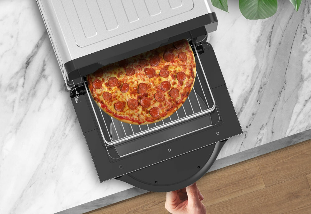 Frytkownica beztluszczowa TURBOTRONIC TT-AF8S Czarny Air Fryer rozen wbudowany dehydrator