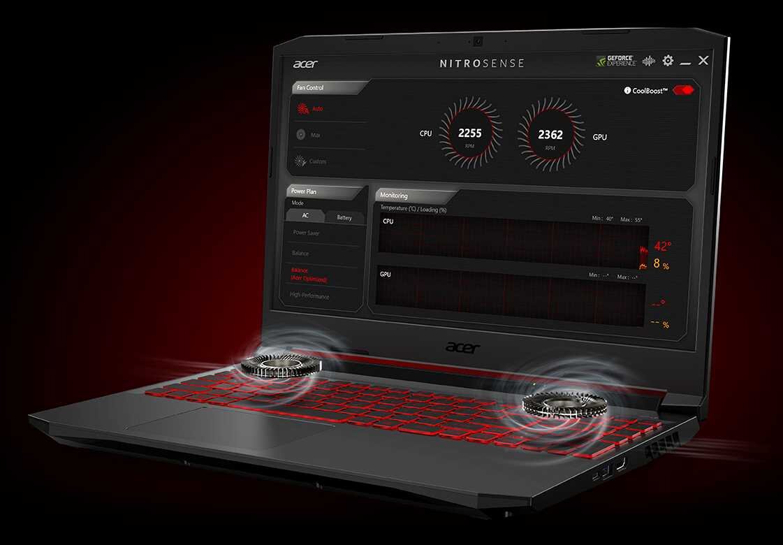 Laptop ACER Nitro 5 - Acer CoolBoost