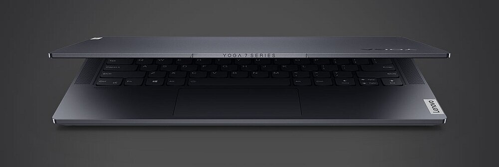 Laptop Yoga Slim 7 ekran procesor klawiatura wydajność pamięć pojemność rozdzielczość bateria ram granie praca opis cechy funkcje dane głośniki