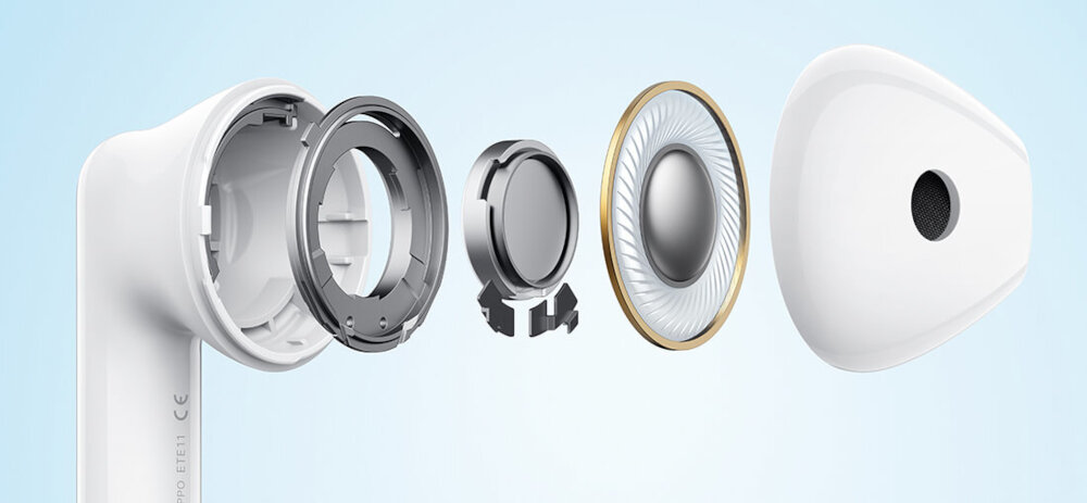 Słuchawki douszne OPPO Enco Air 2 W13 TWS dzwiek jakosc bas