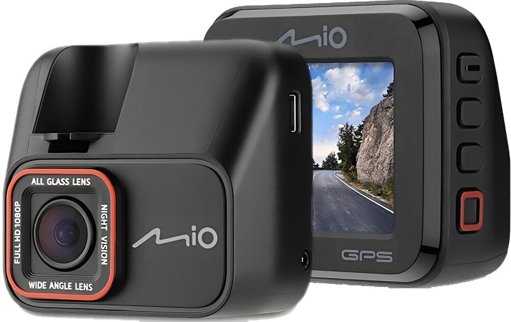 Wideorejestrator MIO MiVue C588T Czarny wygląd opis
