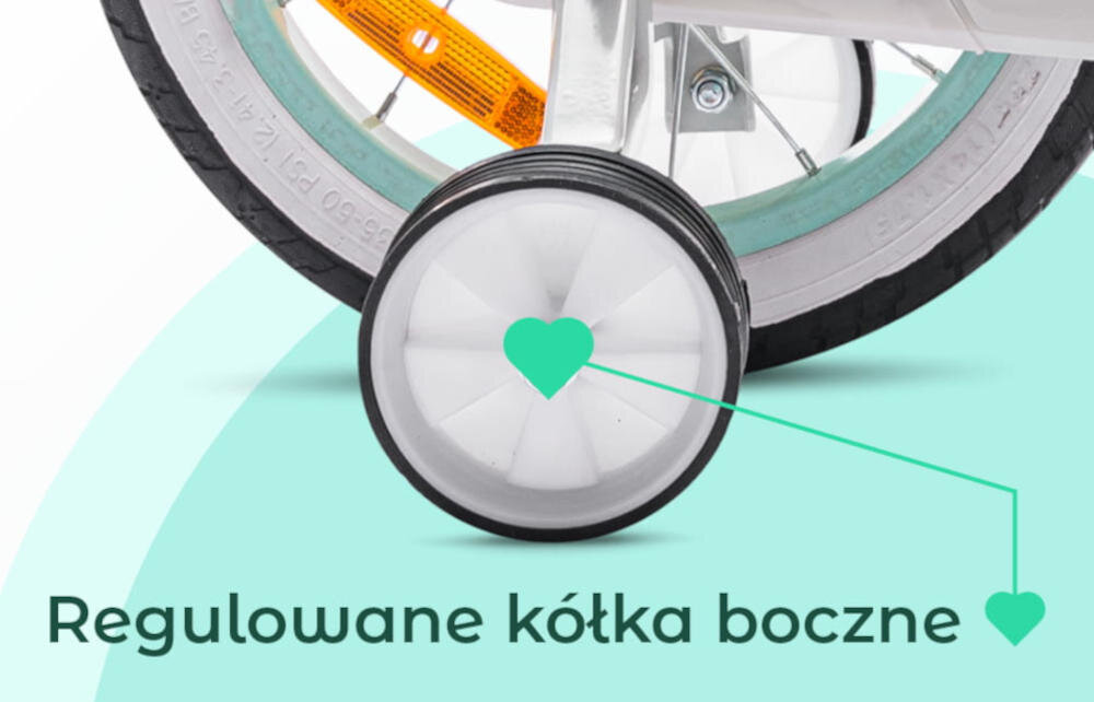 SUN BABY rower kółka boczne równowaga jazda